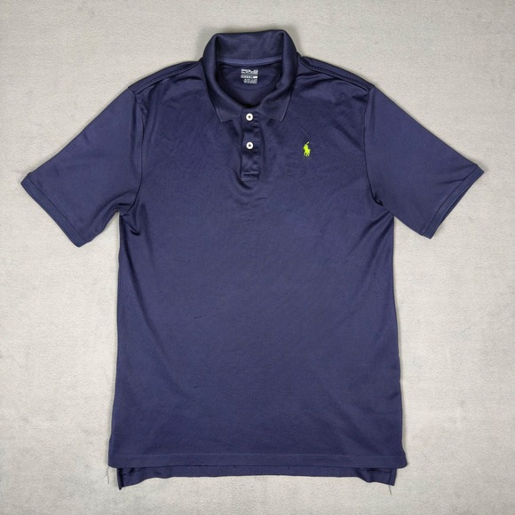 Polo Ralph Lauren Other - Polo Ralph Lauren Mens XL Navy Blue Short Sleeve Polo Shirt Cotton Green Pony